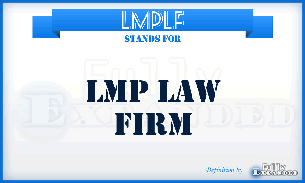 LMPLF - LMP Law Firm