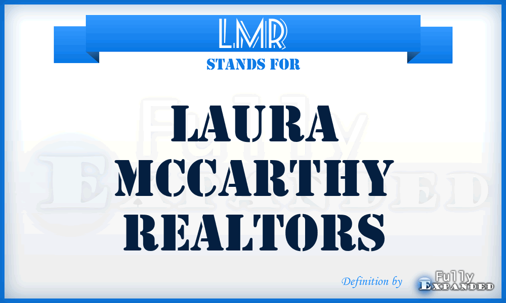 LMR - Laura Mccarthy Realtors