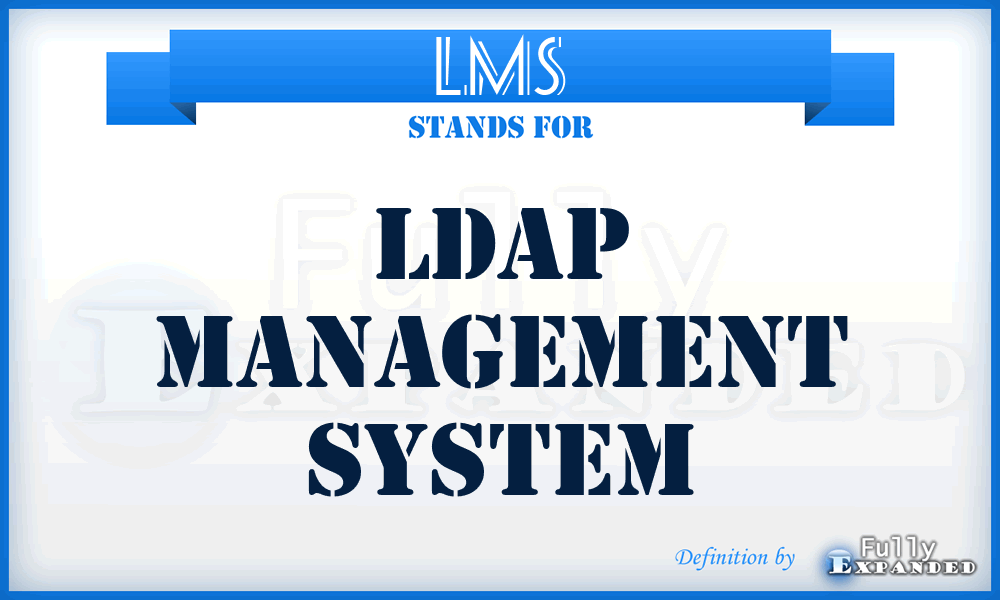 LMS - Ldap Management System