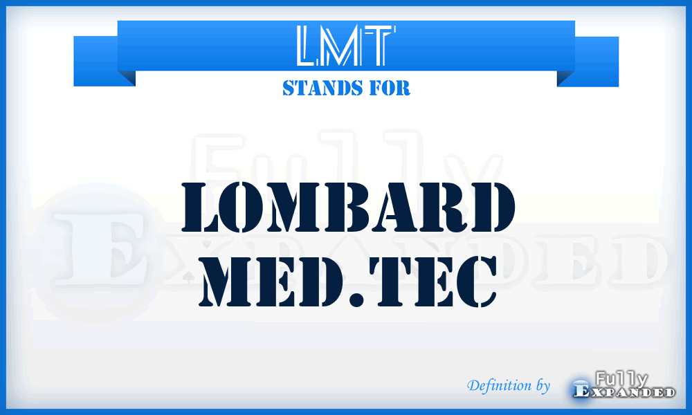 LMT - Lombard Med.tec