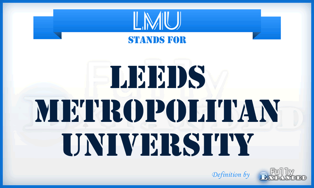 LMU - Leeds Metropolitan University