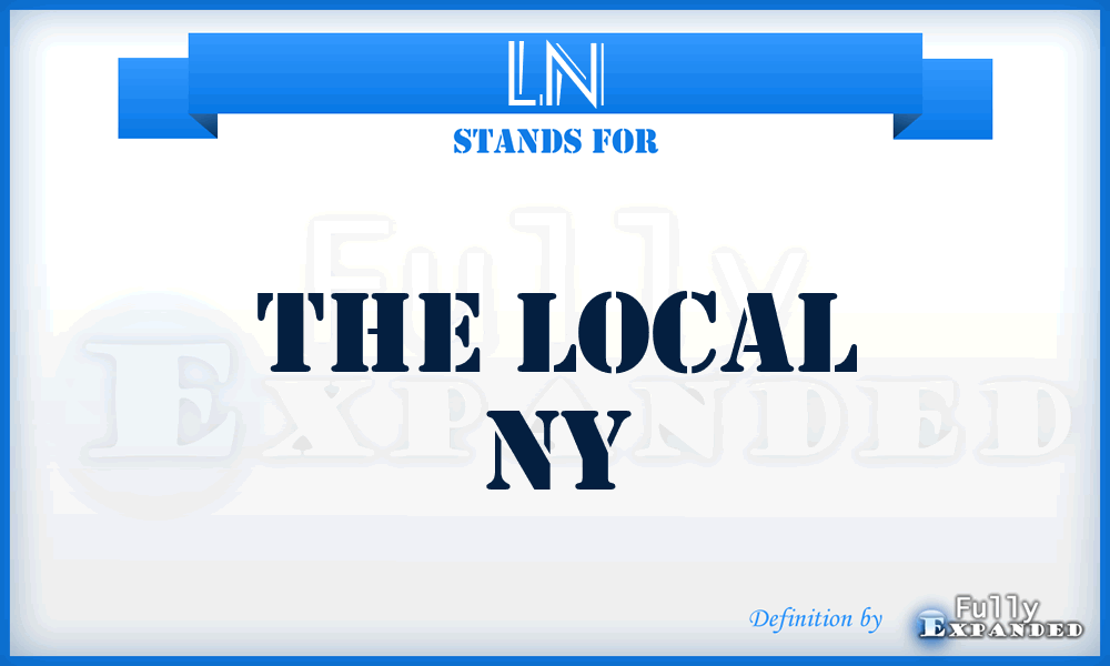 LN - The Local Ny