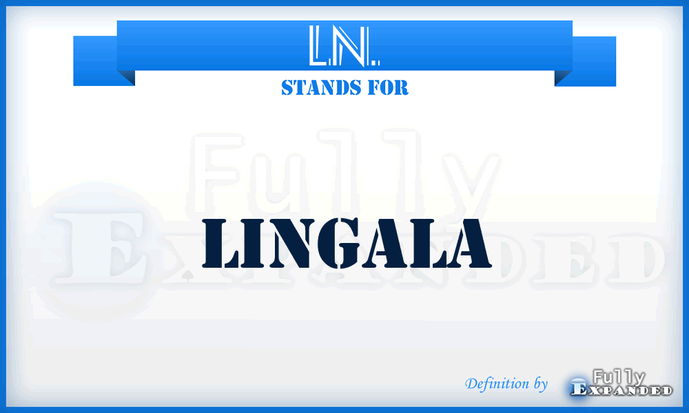 LN. - Lingala