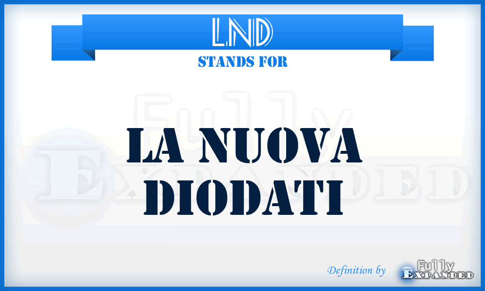 LND - La Nuova Diodati