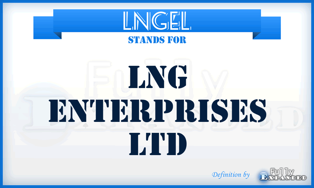 LNGEL - LNG Enterprises Ltd