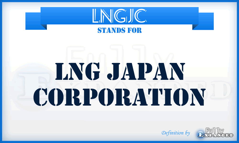 LNGJC - LNG Japan Corporation