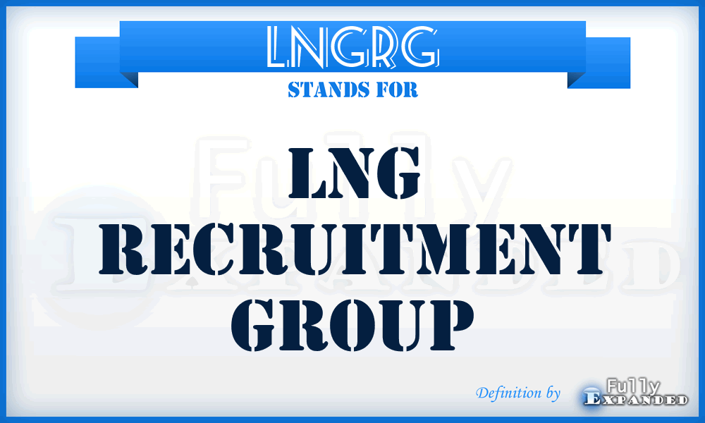 LNGRG - LNG Recruitment Group