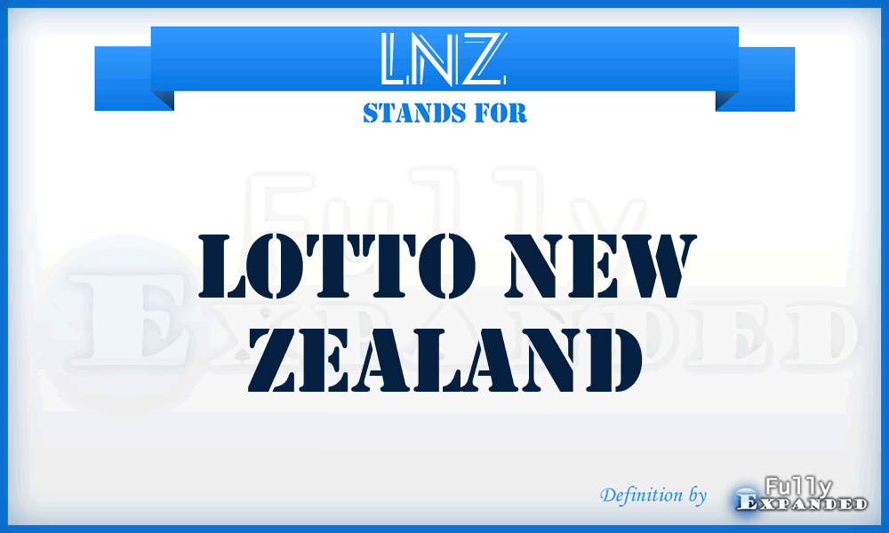 LNZ - Lotto New Zealand