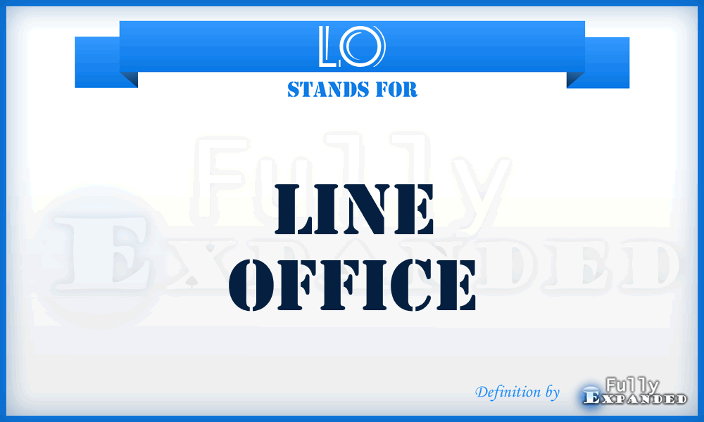 LO - Line Office