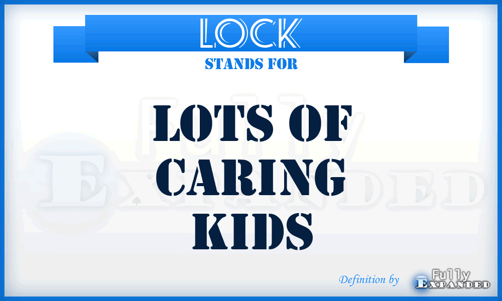 LOCK - Lots of Caring Kids