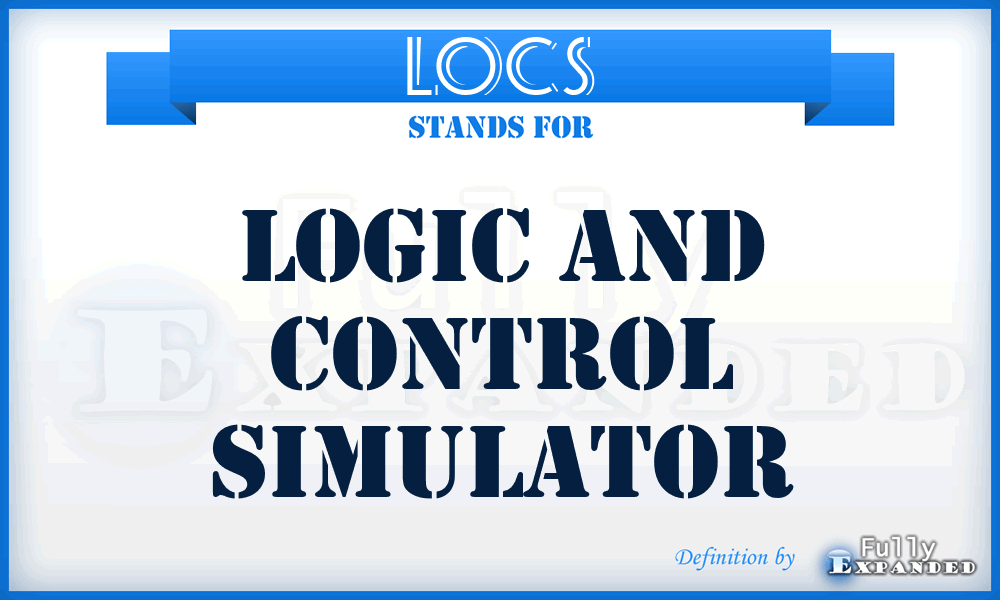 LOCS - logic and control simulator
