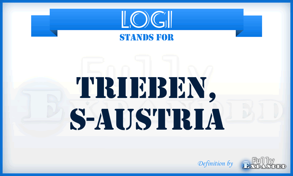 LOGI - Trieben, S-Austria