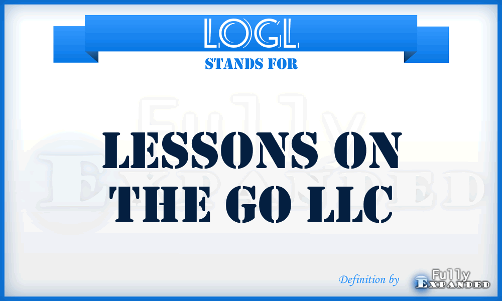 LOGL - Lessons On the Go LLC