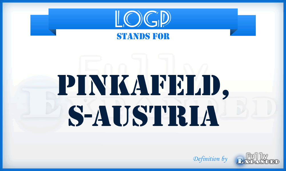 LOGP - Pinkafeld, S-Austria