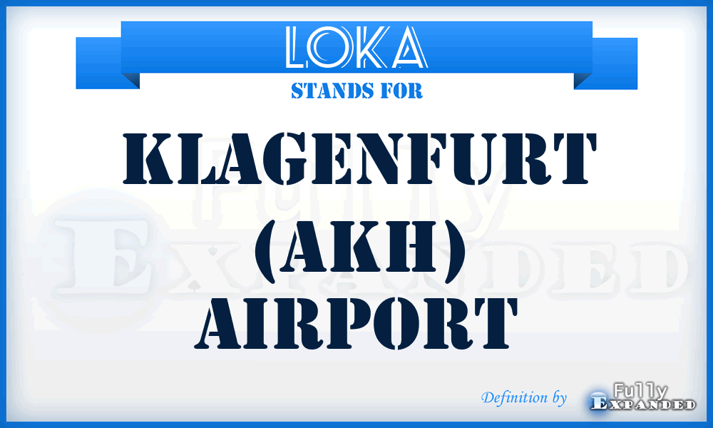 LOKA - Klagenfurt (Akh) airport