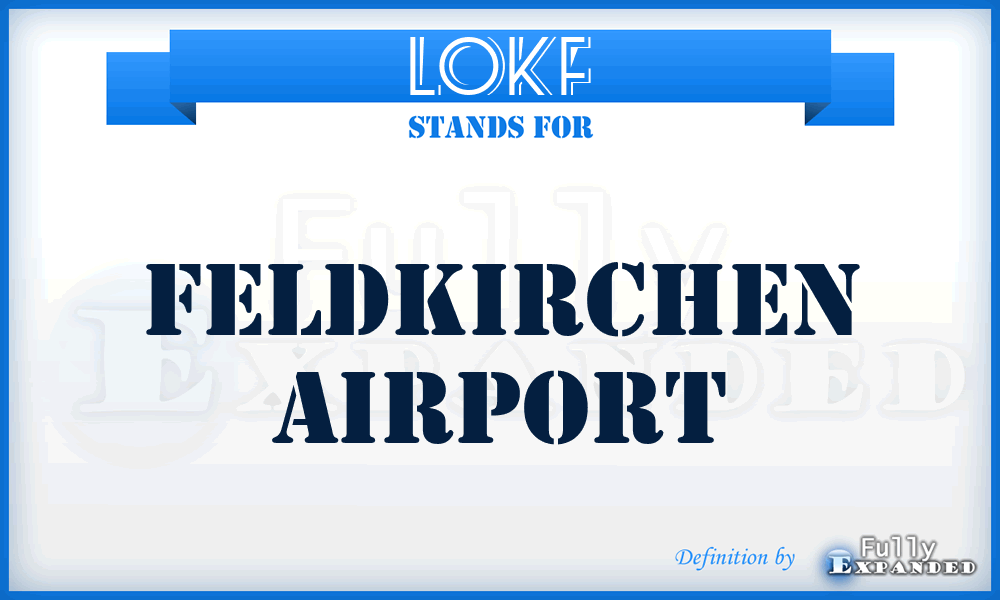 LOKF - Feldkirchen airport