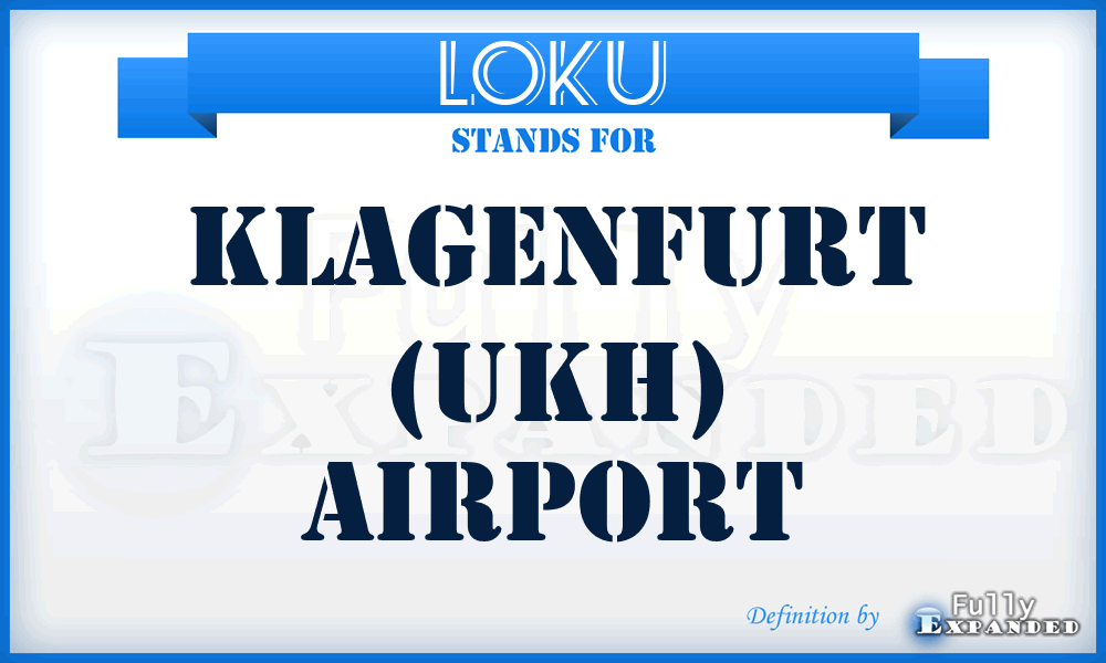 LOKU - Klagenfurt (Ukh) airport