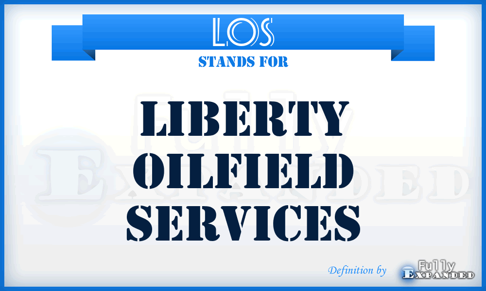 LOS - Liberty Oilfield Services