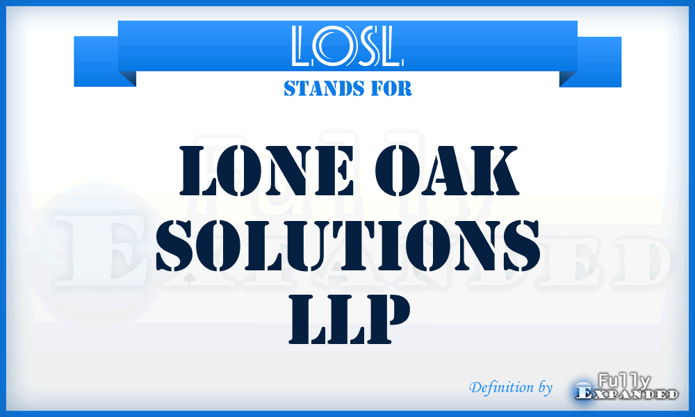 LOSL - Lone Oak Solutions LLP