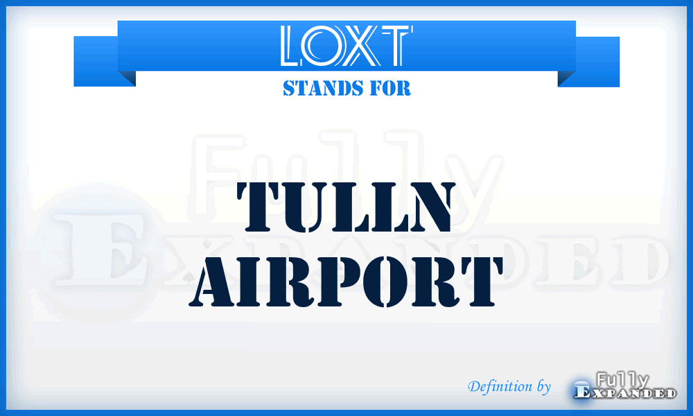 LOXT - Tulln airport