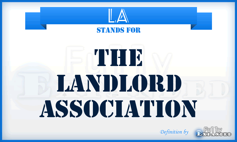 LA - The Landlord Association