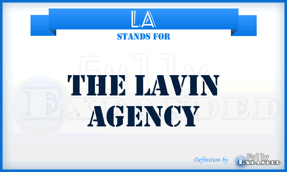 LA - The Lavin Agency