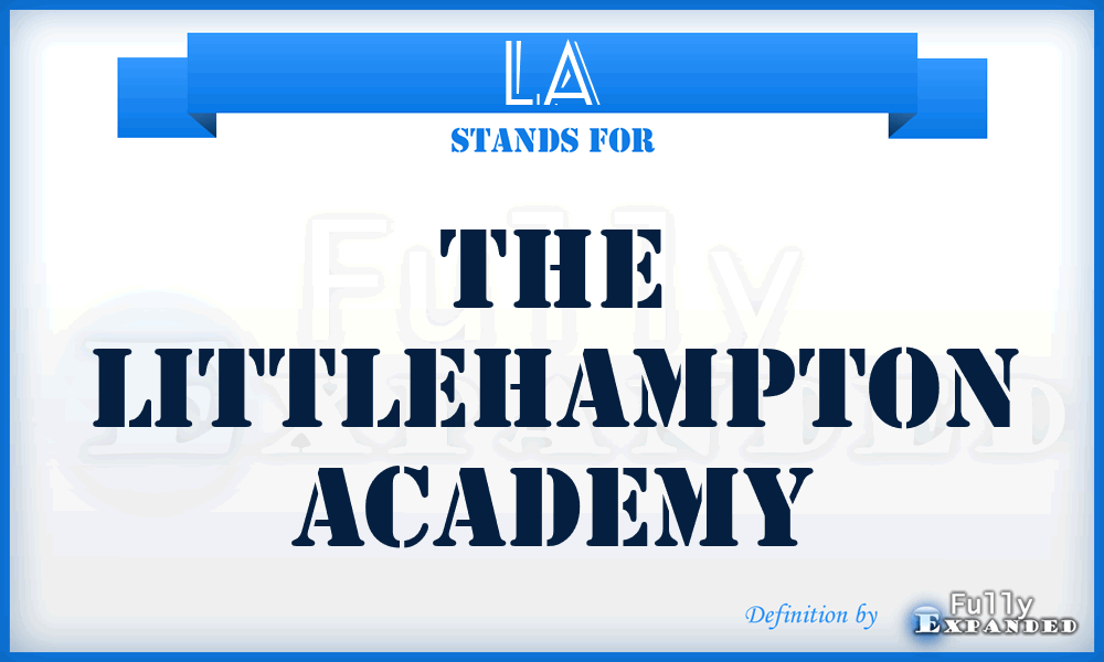 LA - The Littlehampton Academy