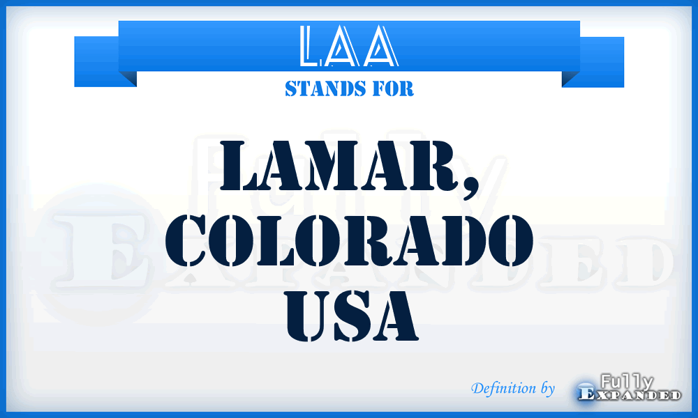 LAA - Lamar, Colorado USA