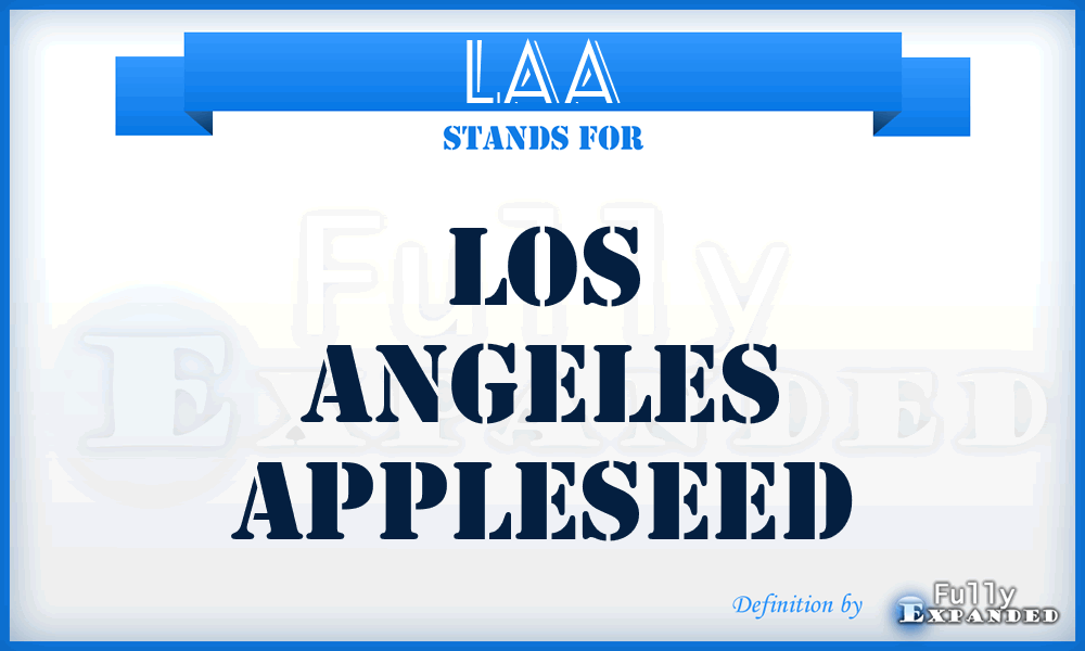 LAA - Los Angeles Appleseed