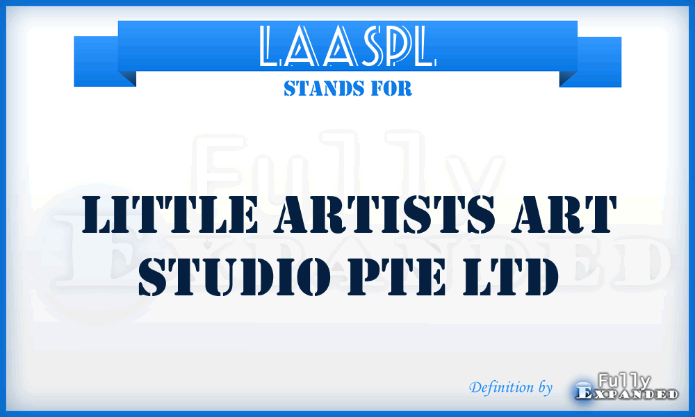 LAASPL - Little Artists Art Studio Pte Ltd