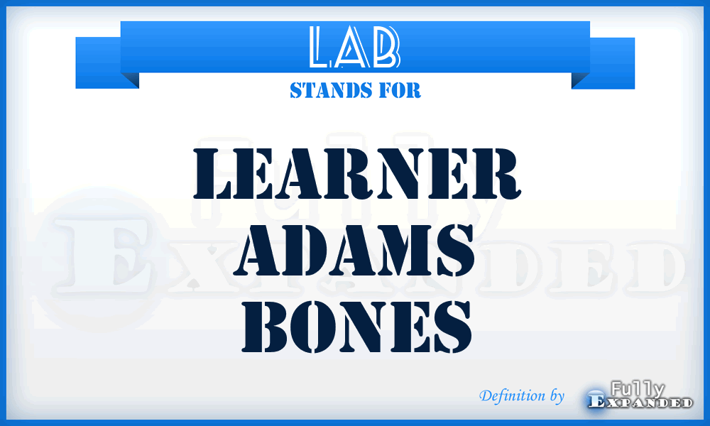 LAB - Learner Adams Bones