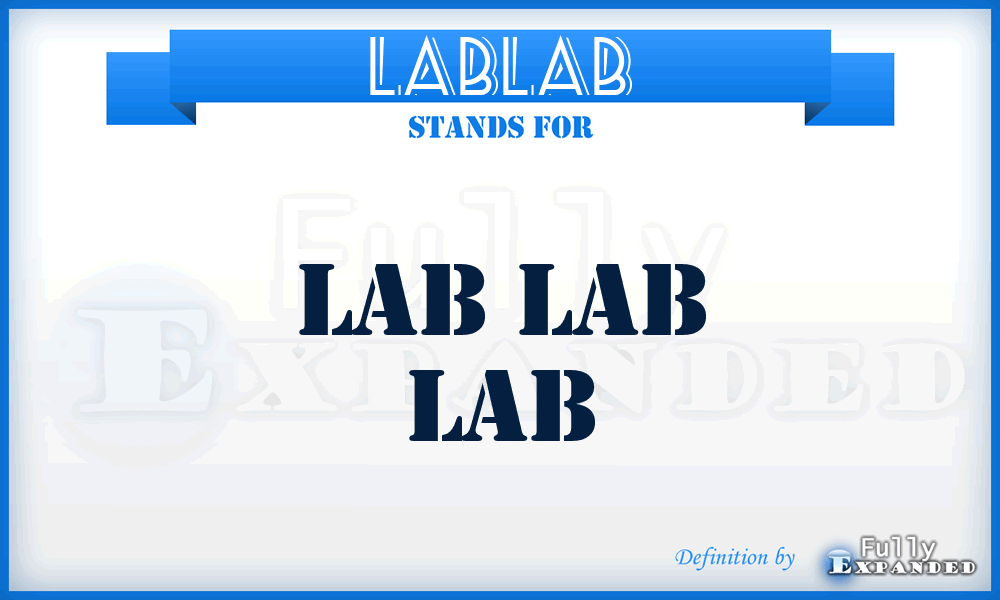 LABLAB - Lab LAB Lab