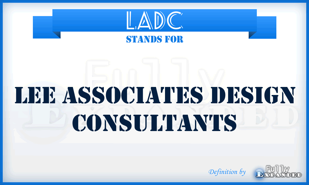 LADC - Lee Associates Design Consultants