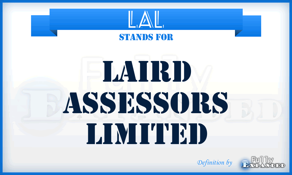 LAL - Laird Assessors Limited