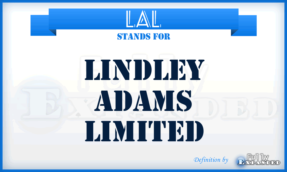 LAL - Lindley Adams Limited