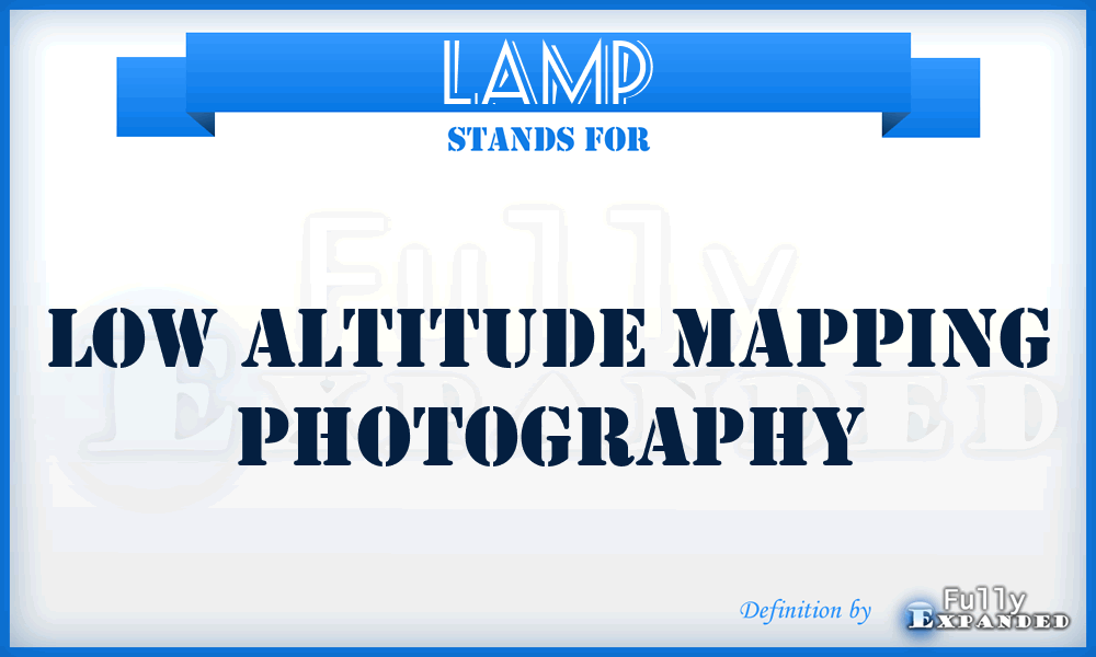 LAMP - Low Altitude Mapping Photography