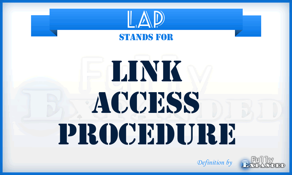 LAP - link access procedure