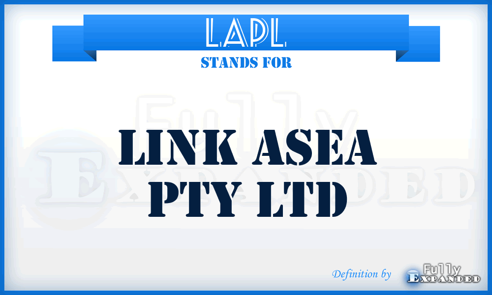 LAPL - Link Asea Pty Ltd