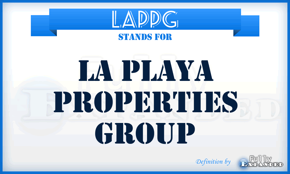 LAPPG - LA Playa Properties Group