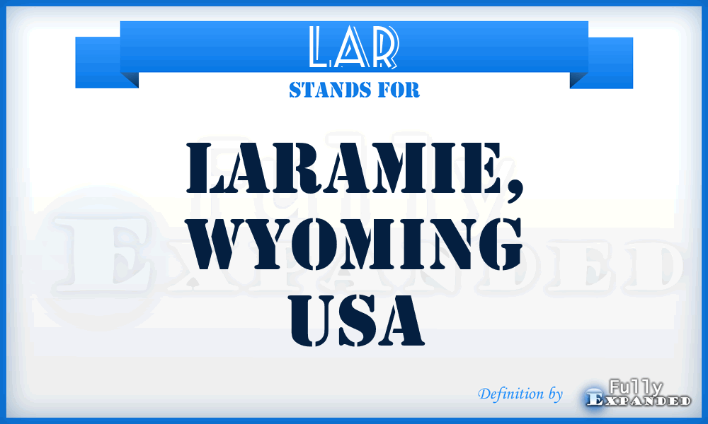 LAR - Laramie, Wyoming USA