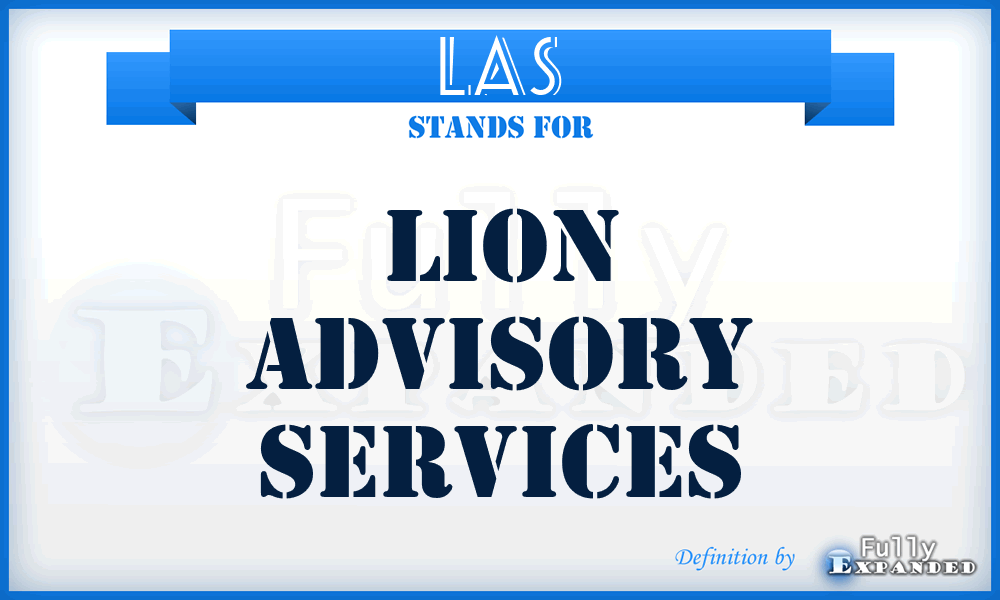 LAS - Lion Advisory Services