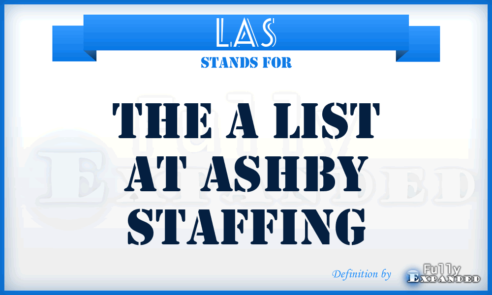 LAS - The a List at Ashby Staffing