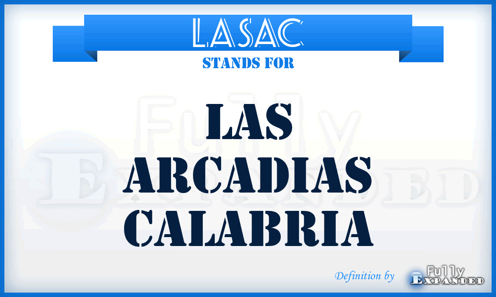 LASAC - LAS Arcadias Calabria