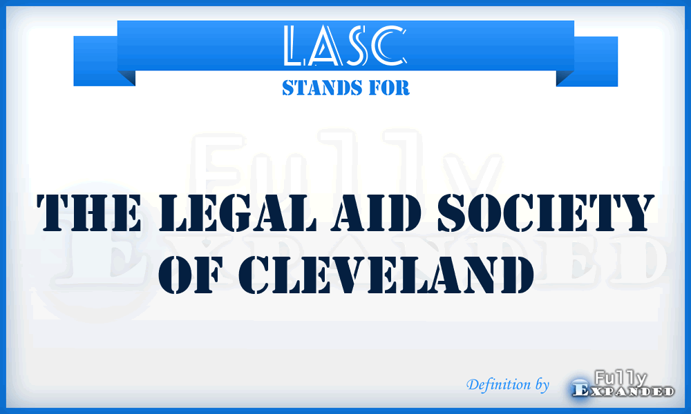 LASC - The Legal Aid Society of Cleveland