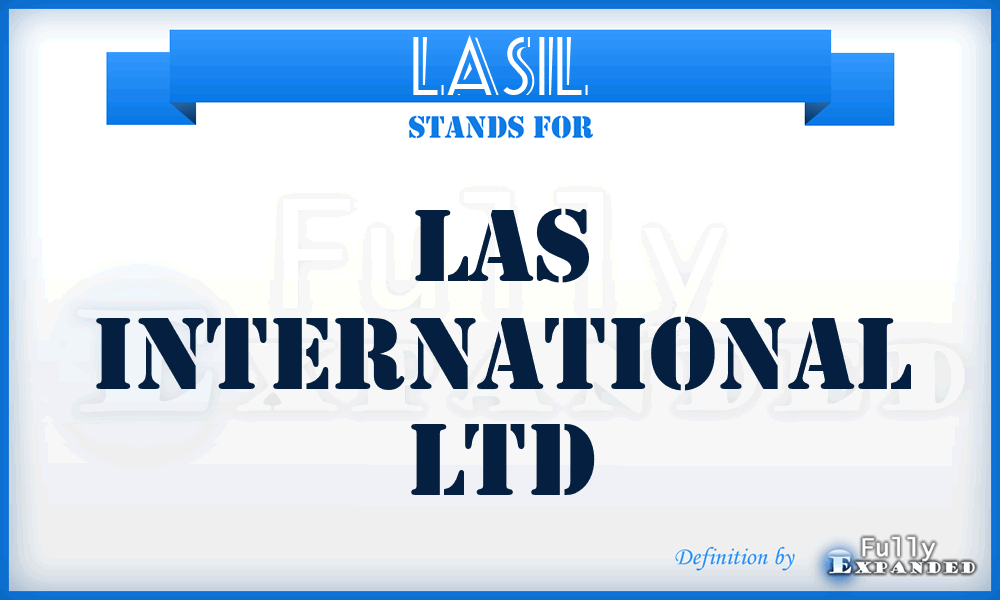 LASIL - LAS International Ltd