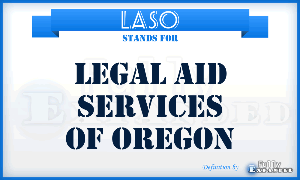 LASO - Legal Aid Services of Oregon