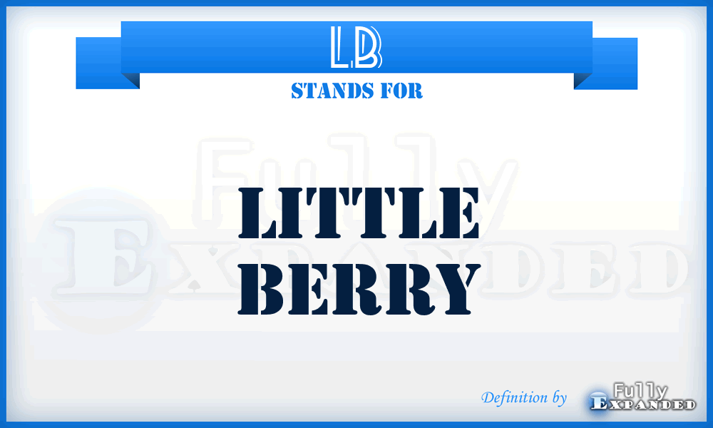 LB - Little Berry