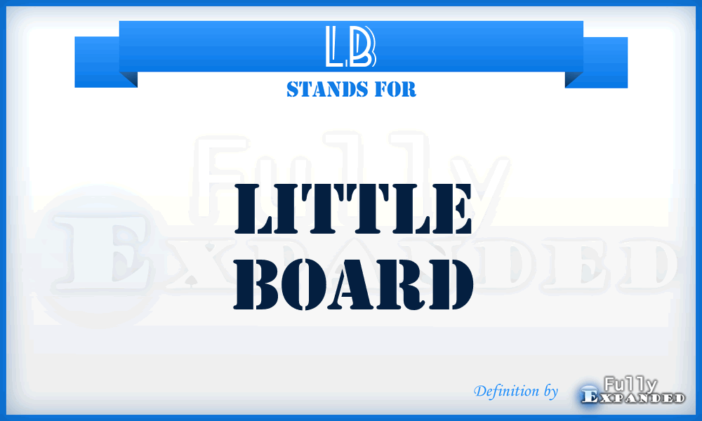 LB - Little Board