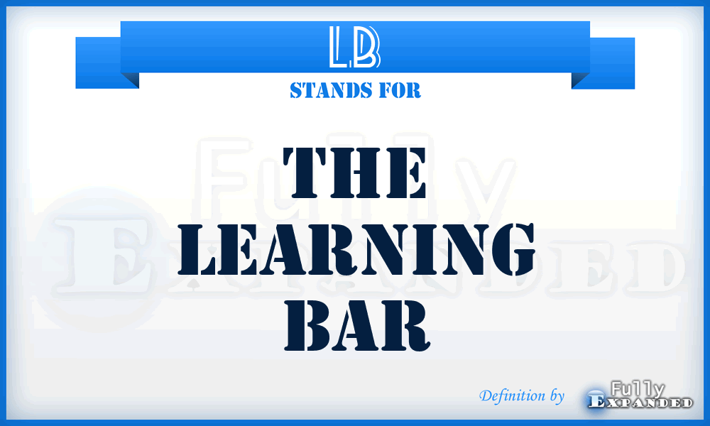 LB - The Learning Bar