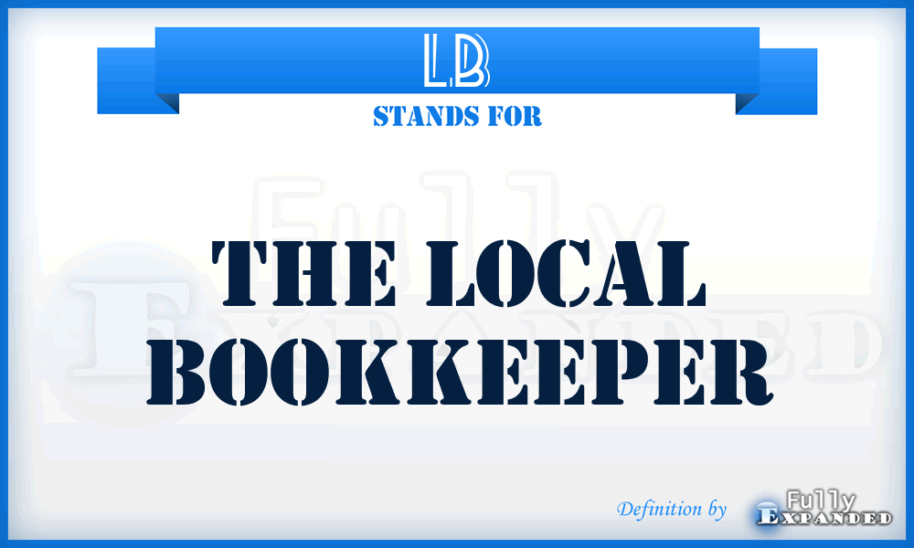 LB - The Local Bookkeeper
